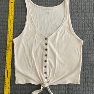 American Eagle Tie-Front Tank Top - Small